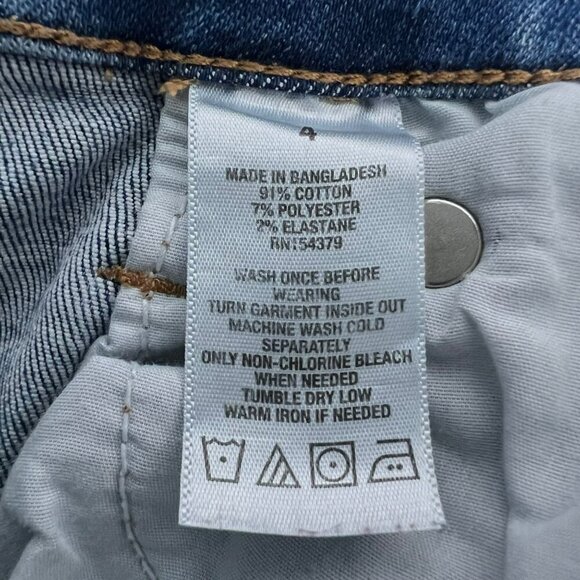 Aeropostale Womens Distressed Jeggings  Five Pocket Size 4 - Picture 9 of 9